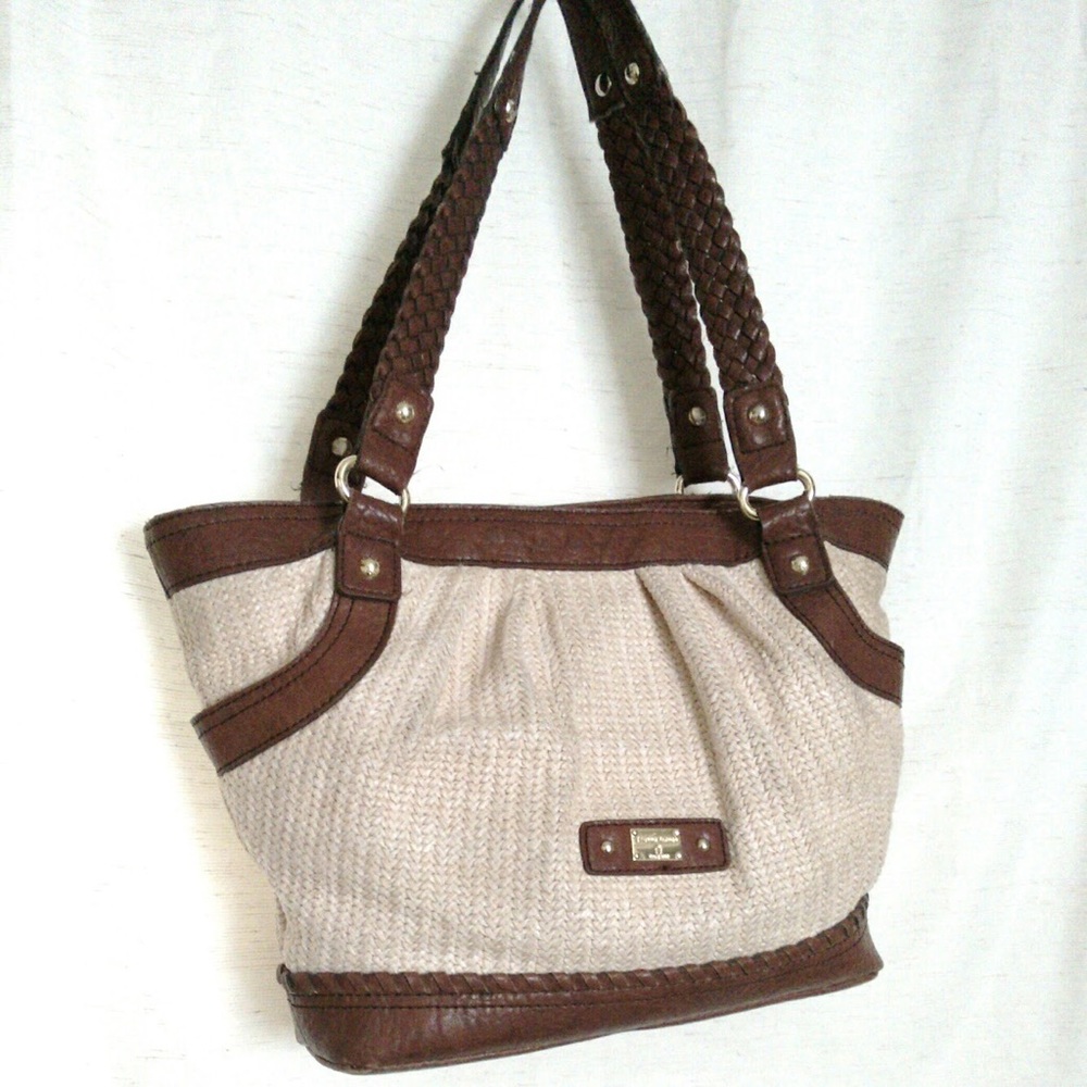 Etienne Aigner Straw Shoulder Bag - Picture 1 of 9
